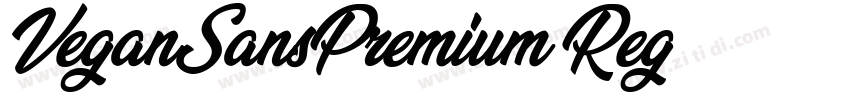 VeganSansPremium Reg字体转换